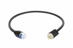 12" 12/3 SOOW Extension Power Cord - 5-20P/5-20C - 125V - 20-amp Rated - Outdoor Rated