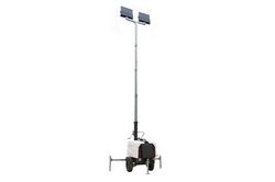 *RENT* 1000W Battery Powered LED Light Plant - 25' Telescoping Tower - 2 LED Fixtures - Runs 12 Hour