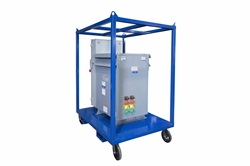 300 kVA Portable Power Distribution - 480V to 208Y/120V 3PH - Cam-lock Input/Output - NEMA 3R