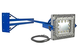 150 Watt Explosion Proof C1D1 LED Switch Blade Dock Light - 6' Pivoting Aluminum Arm - 21,000 Lumens