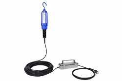 *RENTAL* 15W Explosion Proof LED Handlamp - 2,400 Lumens - 120-277V AC to 12V DC - Inline Transformer - 50ft