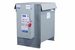 30 kVA Isolation Transformer - 480V Delta Primary - 400Y/231 Wye-N Secondary - NEMA 3R - 60 Amp Fused Disconnect