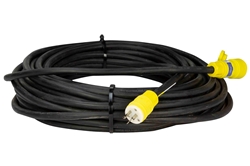 100' 12/3 SOOW 15A Weatherproof Exension Power Cord - 5-15 - 125V - 15 Amp Rated - Outdoor Rated