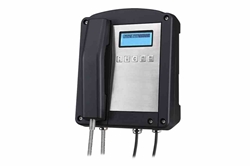 Hazardous Location Analog Phone - IECEx Rated - Slave Station, LCD Display - Wall Mount - IP66