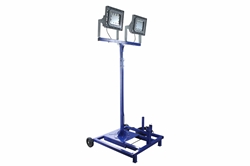 *RENT* 300W Explosion Proof LED Light Tower - Extendible Tower W/ Wheels - 100 foot Cord EXP Plug
