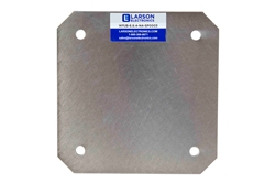 Aluminum Back Plate for EPL-AEB-16.16 Series Explosion Proof Enclosure, Internal Bolt-In Mounting Pan