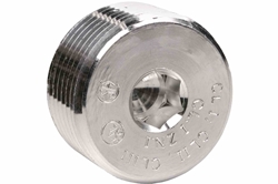 1/2'' NPT Threaded Recessed Aluminum Conduit Plug for Explosion Proof Junction Boxes