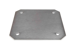 Aluminum Back Plate for EPL-AEB-14.14 Series Explosion Proof Enclosure, Internal Bolt-In Mounting Pan