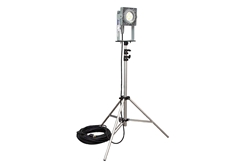 50W Explosion Proof LED Tripod Light - 3.5ft to 10ft - 7,000 lms - 155' Cord w/ Cord Cap