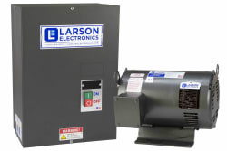 C1D2 Hazloc Rotary Phase Converter,20HP Easy Load, 208V 1PH to 3PH, 60.5A Output, 25HP Idler