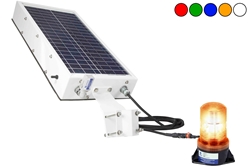 Solar Powered LED Beacon - 3 Watt LED Beacon - Continuous Use - 100' 12/2 SOOW