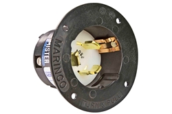 California Standard CS8375, Twist-Lock 50-Amp Male Inlet, 250V Delta 3PH 3P4W, IP20