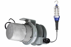 30W Explosion Proof Integrated LED Drop Light & Reel - C1D1 - 25' 16/3 SOOW Cord w/ Explosion Proof Cord Reel