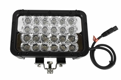 50W Infrared LED Strobe Light - 24V - 850nm - Stud Mount - (1) M12 Hubs - IP67