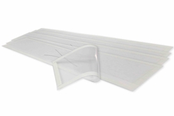 Anti-static Peel Off Covers for Lights - 16" x 48" - Overspray Protection - Paint Spray Applications