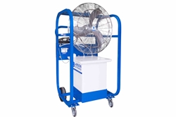 Explosion Proof Portacool Portable Evaporative Cooler - Powder Coated - 30" OD - 8723 CFM - 34 Gallon - C1D2 Pin/Sleeve Cord Cap