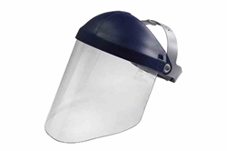 Heavy Duty Face Shield - Splash Protection - Polycarbonate Construction - Anti-Fog - Reusable
