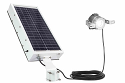 Explosion Proof Solar Powered Sight Glass Mount LED Light - Class I, II, III - 30' 12/2 SOOW Cord