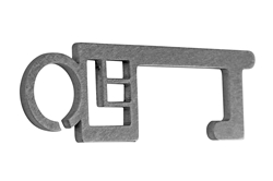 No-touch Key - C-hook Design - Stainless Steel - Sanitary Way to Interact with the World