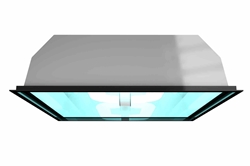 300W UVC Induction High Bay Fixture - 120-277V - 2x2 Recessed Troffer Mount - MS/6' SOOW Cord