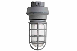 Far-UV Sanitation Fixture - (1) 10W 222 nm UVC Microplasma Board,  No Globe - Metal Guard