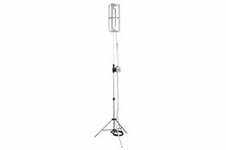 300W Portable UV Sanitation Induction Light - 3.5' to 10' Alum. Tripod - Waterproof/FEP Shatterproof - Remote Ballast
