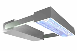 40W Far-UV Sanitation Light - (1) 222 nm UVC Excimer Lamp -  Wall Mount w/ (2) 6" Arms