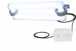 300W Submersible UVC Induction Lamp - 120-240V AC - Waterproof, FEP Shatterproof - Remote Ballast - Chemical Resistant Cord