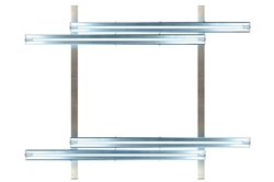 High Output UV AC Coil Disinfection for HVAC - (4) UVC Lamps - (2) Ballasts - (4) Mounting Kits - 78" x 60" Coils