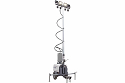 25' Telescoping Mobile Security Tower - 6 kW Diesel Gen - 4 LED Lamps - 4 Cameras - 2TB NVR - Router/WAP