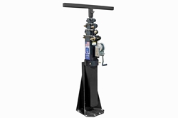 16 Foot Four Stage Fixed Mount Light Mast - Extends up to 16' - Collapses Down to 7' - Manual Winch Operation - G90 Galvanized Finish