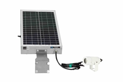 18W Solar Powered  LED Light - 60W Panel, 1530 lms  - (2) 20aH Li-ion Batteries