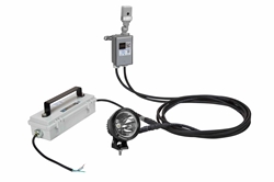 LED Flag Pole Spot Light w/ Integrated Photocell - 25 Watt LED - 12-32V DC