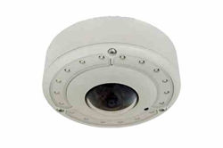 12MP Fisheye Security Camera - 12V DC/PoE - OZT, Day/Night - 65' Infrared Distance, IP68/N4X - NDAA Compliant