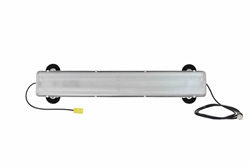28W Hazardous Location Light Emergency Backup Fixture, Non-Metallic, 1 LED Lamp, Magnet Mount, Rechargeable, Corrosion Resistant, Marine Application, C1D2/C2D2