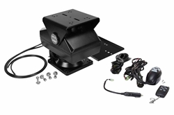 Remote Controlled Pan Tilt Base with Mounting Plate - Rotates and Tilts - Top Mounted Picatinny Rail