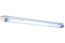 60W Germicidal UV-C Fixture - 120V AC - (3) T8 Lamps - Kills 99% of Viruses - Motion Sensor