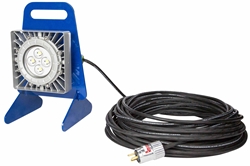 Portable Explosion Proof LED Light - Non-Spark Aluminum Base - 50 Watt LED Light w/ Inline Switch - C1D2 / C2D1