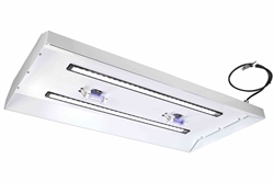 140W 2X4 Recessed Troffer Mount Far UV Sanitation/Visible Light Fixture - 120/277V AC - (2) Far-UVC Excimer Lamps - (2) LED Boards - Kills 99% of Viruses