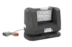 Remote Control Visible and Infrared LED Light - 12-24V, Spot/Flood Beam - Wired Remote, Permanent Mount - 15' Harness