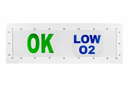 28W General Area LED Backlit Signal Light - Clean Room Approved - 3500 Total Lumens - Fully Sealed - Indoor Use Only
