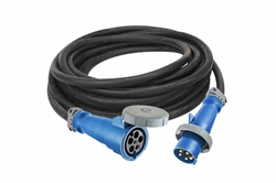 100' 2/5 Type-W Weatherproof Extension Power Cord - 100 Amps Rated - 208Y/120 - 4P5W Cord Cap