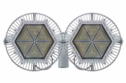 600W Explosion Proof Pole Top LED Light Fixture - C1D2, C2D1 - (2) 300W LED Fixtures - 84,000 lms