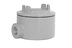 Explosion Proof Junction Box, 1-1/2" NPT Hubs, (1) Ports, Type E Conduit Body, Coated Aluminum, C1D1 C2D1