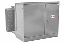 1 MVA Pad Mount Transformer - 13200Y/7621 Grounded Wye Primary, 480Y/277 Grounded Wye Secondary - KNAN/DOE Efficiency Rated