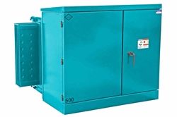 1.4 MVA Pad Mount Transformer - 12470V Delta Primary, 690V Delta & 690Y/240 Wye Secondary - KNAN