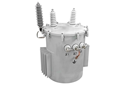 100 KVA Pole Mount Distribution Transformer - 14400/24940Y Grounded Wye Primary, 120/240V Secondary - Mineral Oil/ONAN