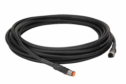 10 Foot LED Wiring Harness - 2 Conductor SOOW Cord - DT04-2P Receptacle and DT06-2S Plug
