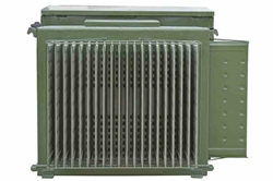 10 KVA Pad Mount Transformer - 690V Delta Primary, 480Y/277 Wye-n Secondary - Copper, KNAN/Bell Green