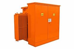 15 KVA Pad Mount Transformer - 7200V Delta Primary, 208Y/120 Wye-n Secondary - Copper, KNAN/Bell Green